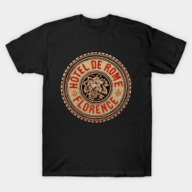 Hotel De Roma T-Shirt by Midcenturydave